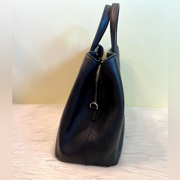 Kate Spade Laurel Way Black Leather Satchel - Picture 4 of 9